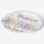 Gelukkigste verjaardag op aarde - Magische verjaar Papieren Bordje (Gekanteld)