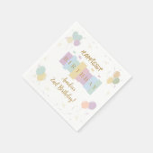 Gelukkigste verjaardag op aarde - Magische verjaar Servet (Hoek)