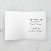 Gelukkigste verjaardag vrouw kaart (Binnen)