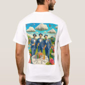 Geluks Bachelorfeest Charme T-shirt (Achterkant)