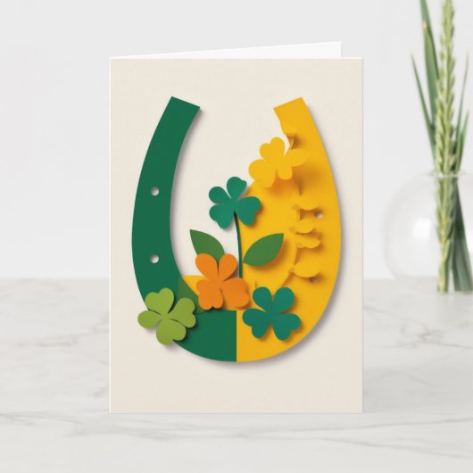 Geluks Charms Bloeien Kaart (Voorkant)