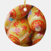 Geluks Chinese Lampionnen Keramisch Ornament (Achterkant)