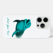 Geluks Dolfijn - Voeg uw tekst toe Case-Mate iPhone Case (Achterkant (horizontaal))