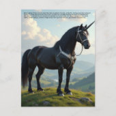 Geluks Eenhoorn Briefkaart (Voorkant)