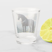 Geluks Eenhoorn Shot Glas (Achterkant)