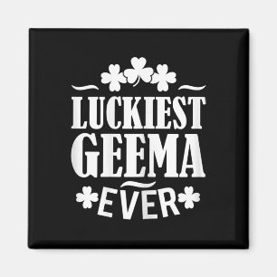 Geluks Geema Ever T-shirt St. Patrick's Dag Ierse Magneet