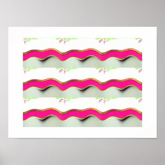 Geluks golven poster (Voorkant)