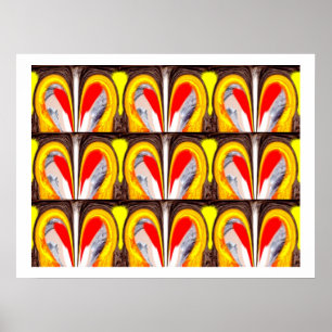 Geluks harten poster