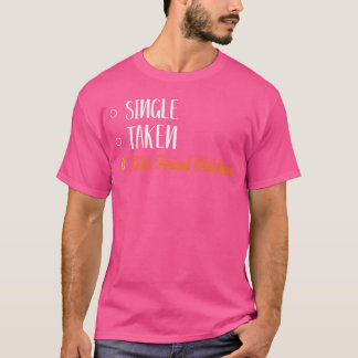 Geluks Kip Eten Verslaafde Fast Food Cadeaus T-shirt
