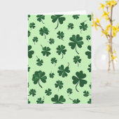 Geluks Klaverkaart Kaart (Gele Bloem)