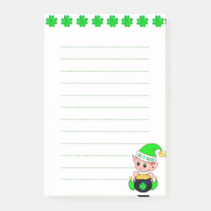 Geluks klavers & elf Gelijnde Dingen Te Doen Post-it® Notes