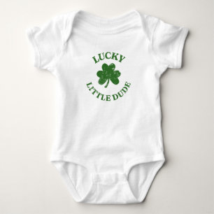 Geluks kleine kerel St. Patrick's Day Romper