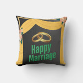 Geluks-kussen, Trouwkussen, Liefdeskussen Kussen (Voorkant)