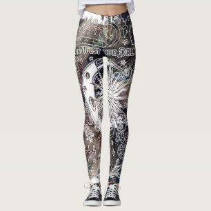 Geluks Numerologie Manifestatie Magie Galaxy Grung Leggings