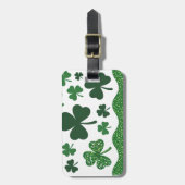 Geluks Shamrocks Bagagelabel (Voorkant verticaal)