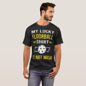 Geluks T-shirt Floorball (Voorkant volledig)