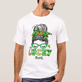 Geluks Tante Rommelige Knot St T-shirt