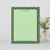 Geluks Vierbladige Klaver Charme Personaliseer (Staand voorkant)