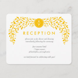 Geluksalige laurier BEWERKBARE KLEUR Envelopkaart Informatiekaartje