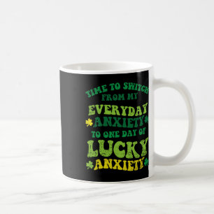 Geluksangst St. Patrick's Day Grappige Shamrock Kl Koffiemok