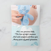 Geluksbabyfeestje Kaart (Binnen)