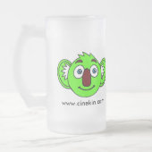 Geluksbasis-mok Matglas Bierpul (Links)