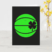 Geluksbasketbal Grafische Kaart (Gele Bloem)