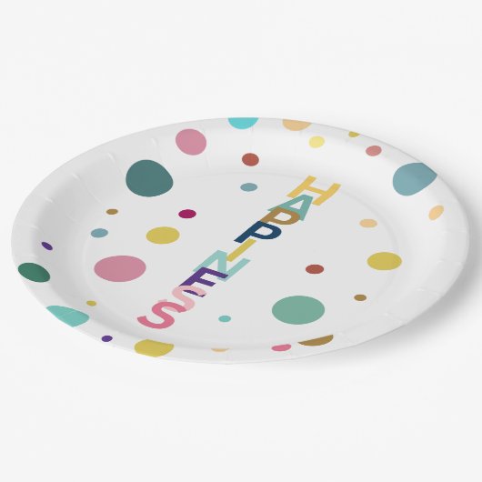 Geluksbel Papieren Bordje (Gekanteld)