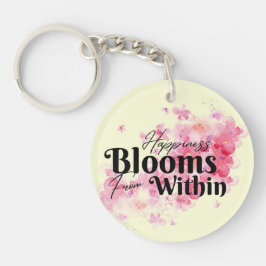 Geluksbloei van binnen de Sleutelhanger