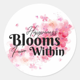Geluksbloei van binnen de Sticker