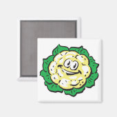 geluksbloemkool magneet (Voorkant / Achterkant)
