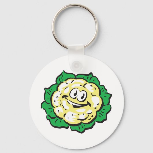 geluksbloemkool sleutelhanger (Voorkant)