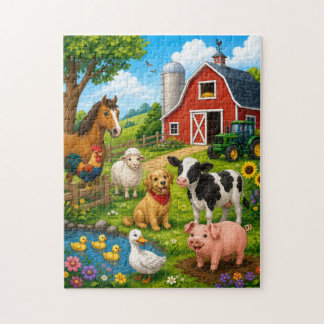 Geluksboerderij Vrienden Puzzel