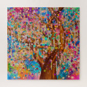 Geluksboom - Levensboom Legpuzzel (Verticaal)