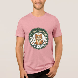 Geluksbrengende Kat POD Vector Kunst - Geluksbreng Tri-Blend Shirt