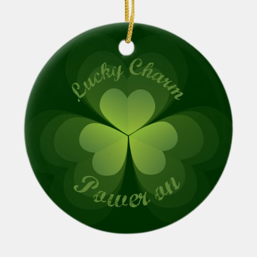 Geluksbrenger Vermogen Aan Keramisch Ornament (Voorkant)