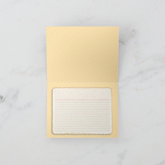 Geluksbruid Bridal Shower Bedankkaartjes Bedankkaart (Binnen)