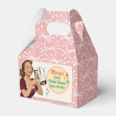 Geluksbruid Feestcadeau Doos voor Bruidsmeisjes Bedankdoosjes (Achterkant)