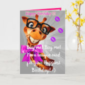 Geluksdag Kaart (Gele Bloem)