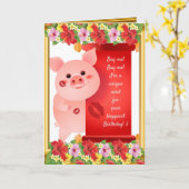 Geluksdag Kaart (Gele Bloem)