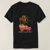 Geluksdag najaar Thanksgiving Herfst Maple laat T T-shirt (Design voorkant)