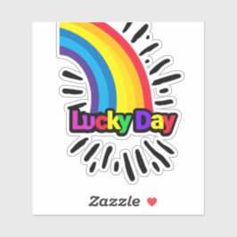Geluksdag sticker