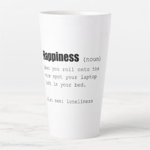 Geluksdefinitie Grappig Latte Mok