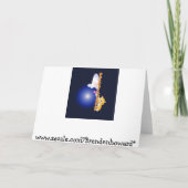 geluksdip grappig diven Merry kerst Husband Feestdagen Kaart (Achterkant)