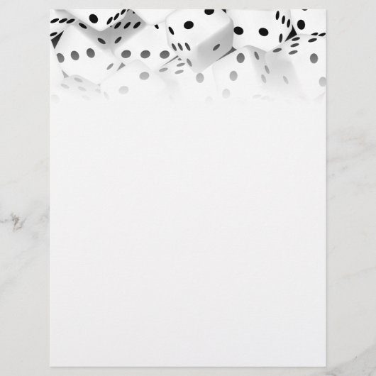 Geluksdobbelstenen Flyer (Voorkant)