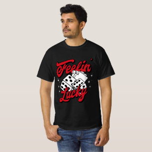 Geluksdobbelstenen & Kaarten Retro Casino T-shirt