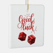 geluksdobbelstenen keramisch ornament (Rechts)