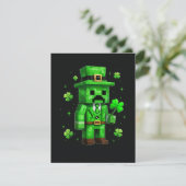 Geluksfee Fun St. Patrick's Day Videogame Aankondiging (Staand voorkant)