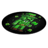 Geluksfee Funny St. Patrick's Day Videogame Snijplank (Hoek)