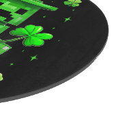 Geluksfee Funny St. Patrick's Day Videogame Snijplank (Hoek)